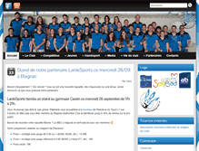 Tablet Screenshot of blagnac-badminton-club.fr